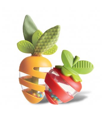 Tiny Love Tiny Growers Carrot Rainstick and Strawberry Baby Rattle